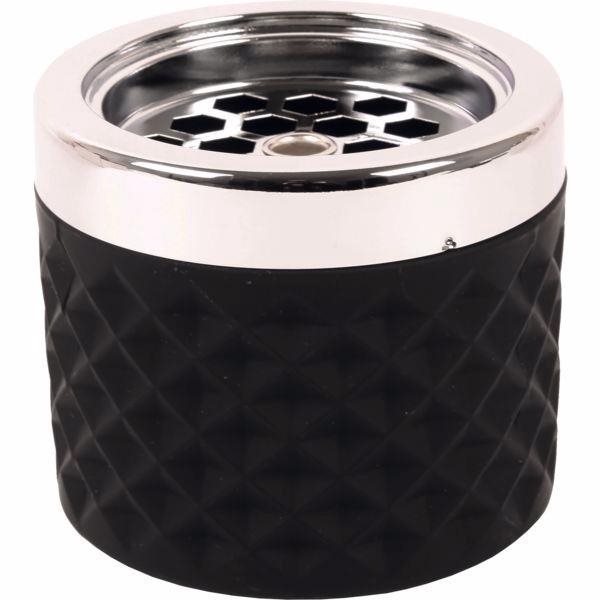 Gastro Popolník vonkajší Gastro 9,6 cm, sklenený, čierny