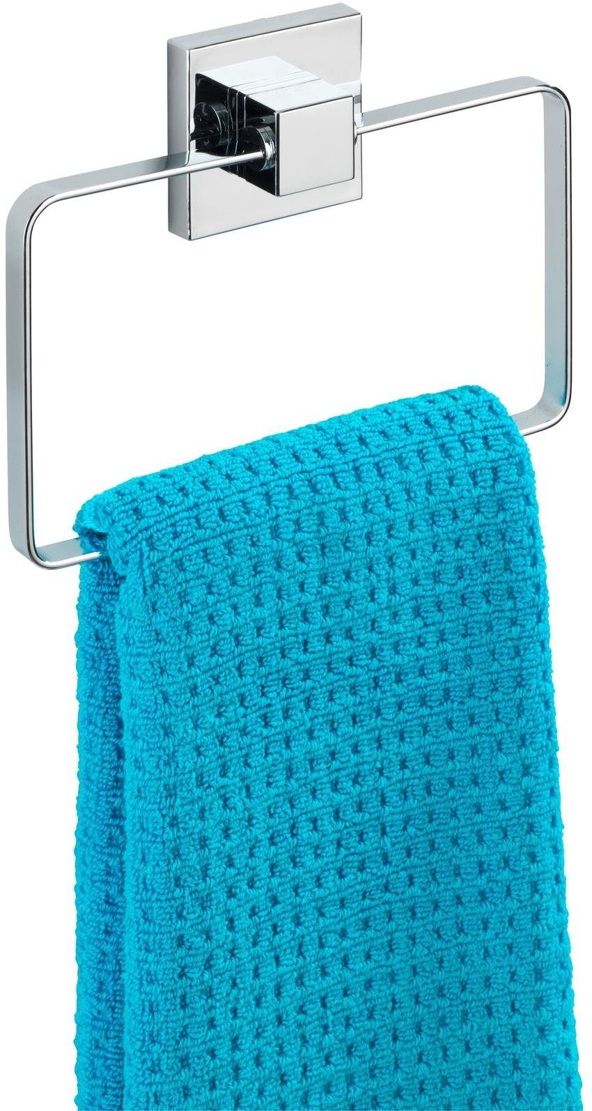 WENKO BEZ VŔTANIA VacuumLoc QUADRO – Vešiak na uteráky, nerezový