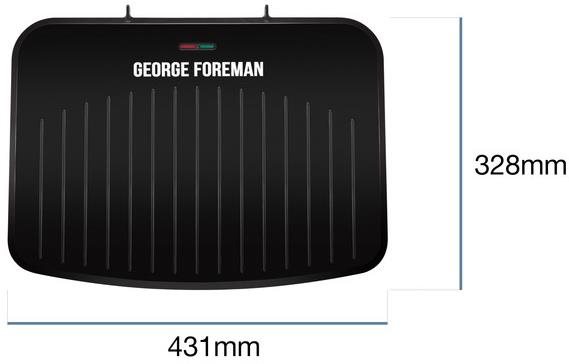 George Foreman 25820-56 Fit Gril L
