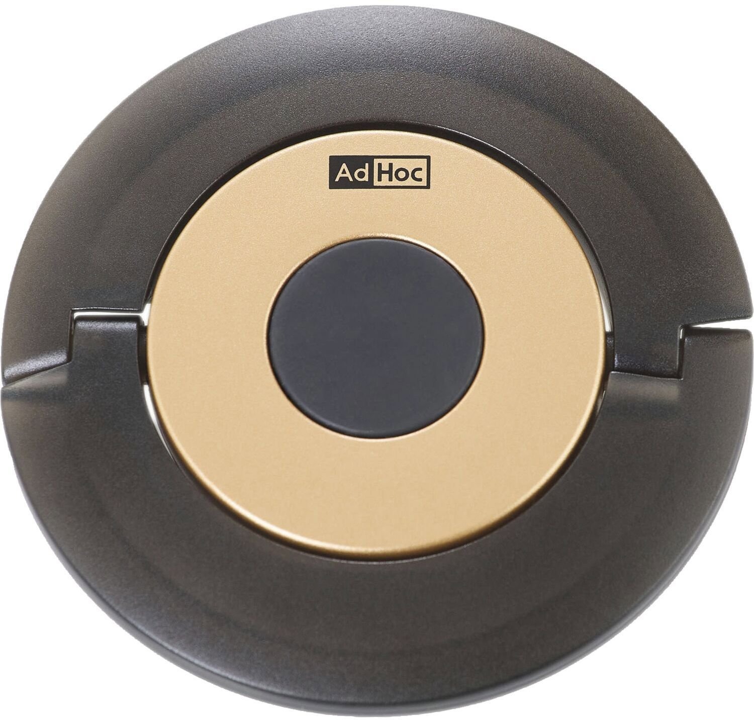 AdHoc Gusto Uzáver na sekt/šampanské, čierny/zlatý, priemer 84 mm