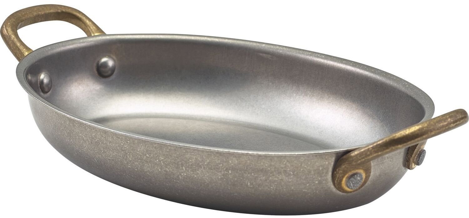 GENWARE Servírovací hrniec oválny, antikoro Vintage, objem 0,5 l, výška 3,25 cm