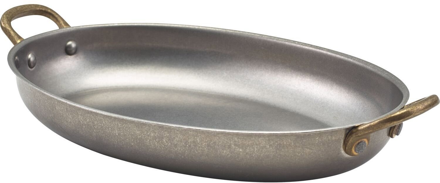 GENWARE Servírovací hrniec oválny, antikoro Vintage, objem 1 l, výška 4 cm