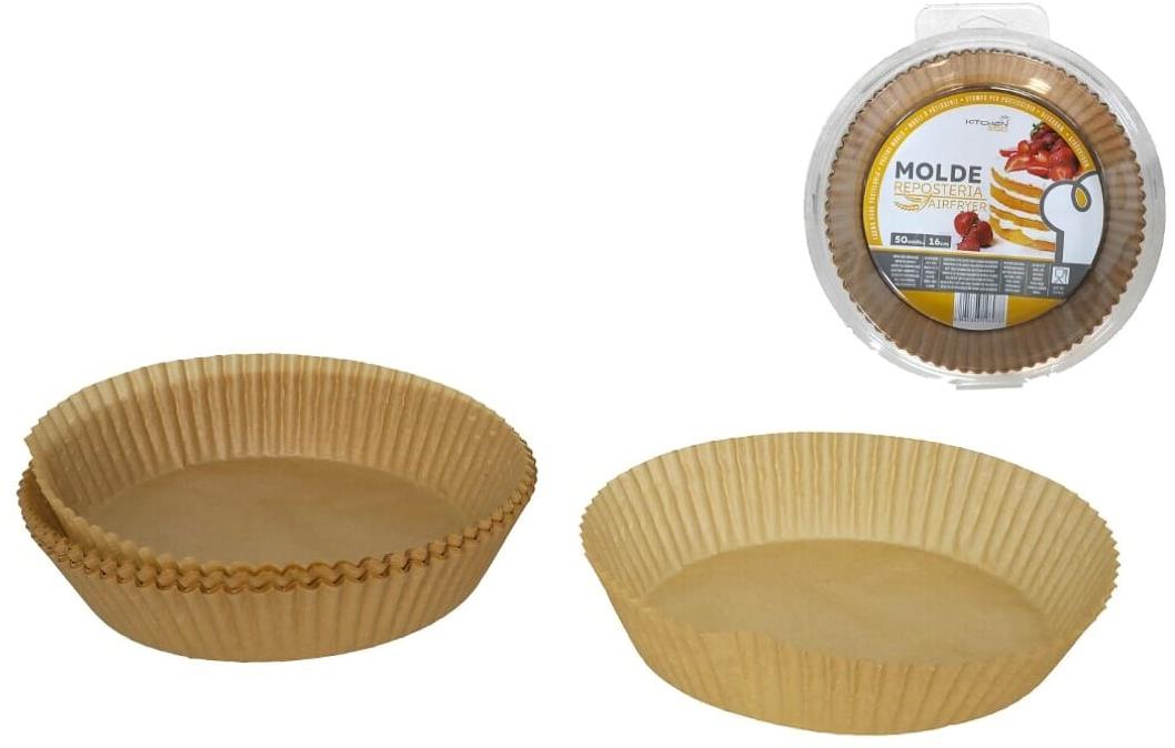 GERIMPORT Forma na pečenie priemer 16 cm 50 ks
