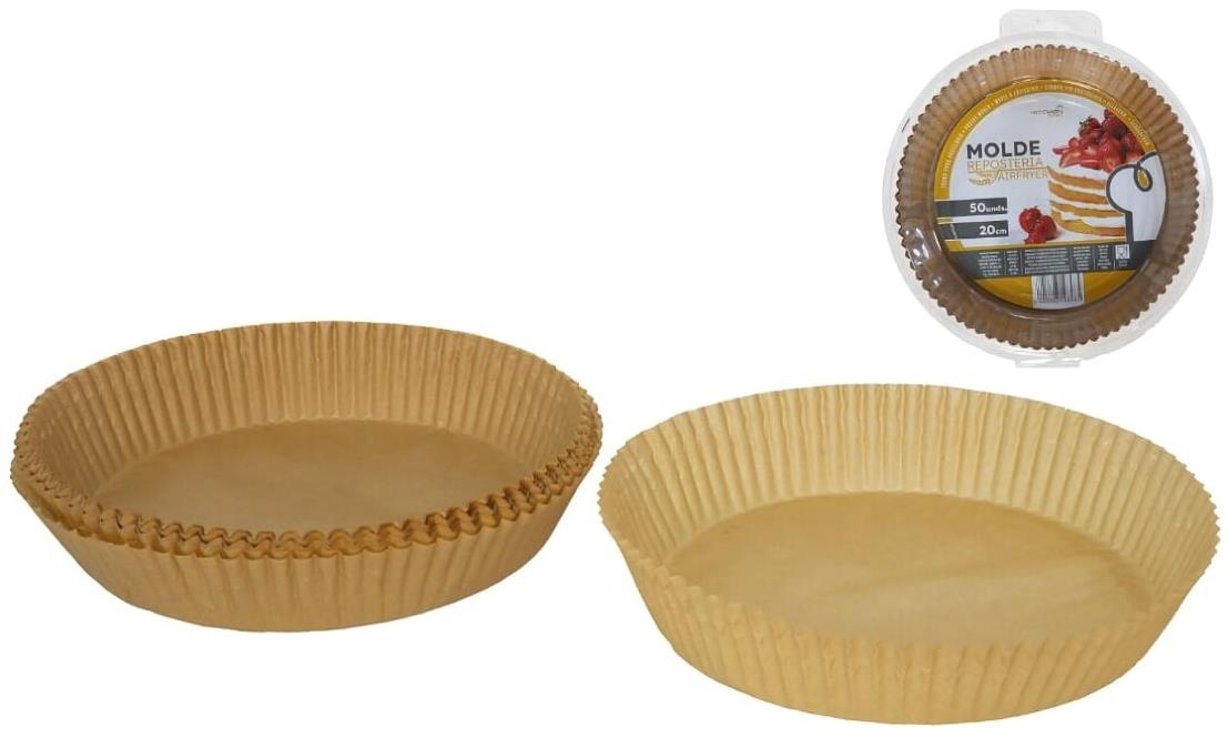 GERIMPORT Forma na pečenie priemer 20 cm 50 ks, papier