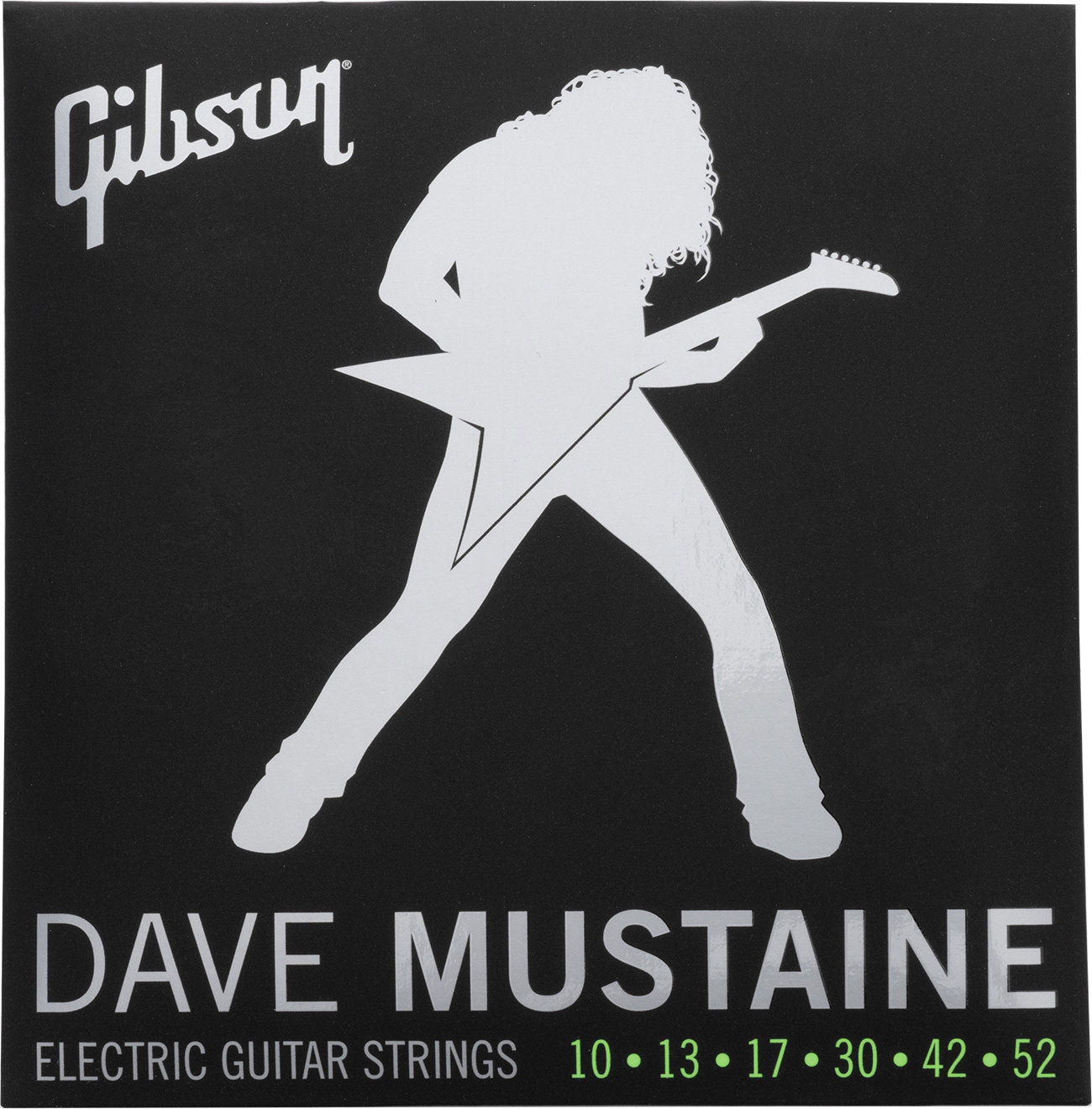 Gibson SEG-DM10 Dave Mustaine súprava strún na elektrickú gitaru 10-52 Signature