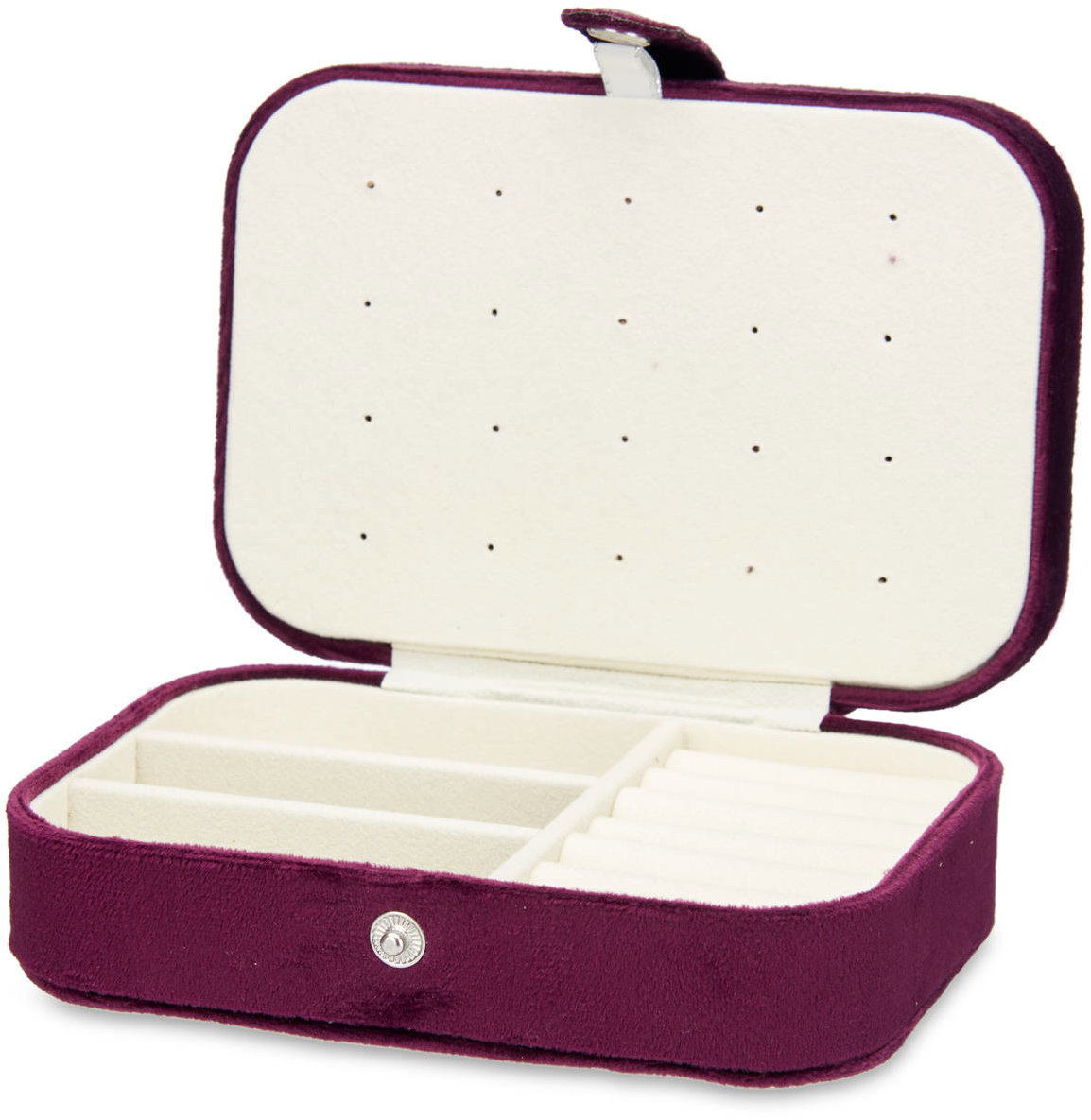Giftdecor Velurová šperkovnice 16,2 × 11,5 cm