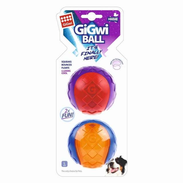 GiGwi Loptičky L 2 ks – TPR materiál