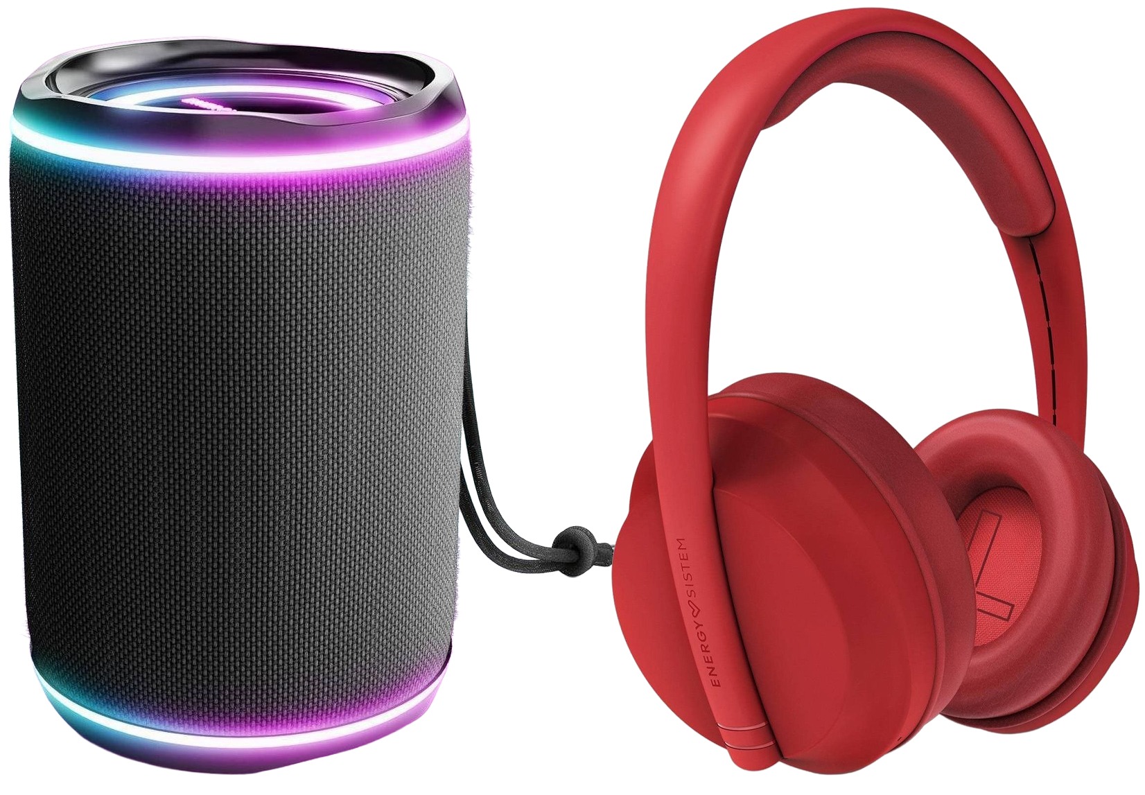 Energy Sistem Urban Box Supernova Black + Slúchadlá Hoshi Eco Red