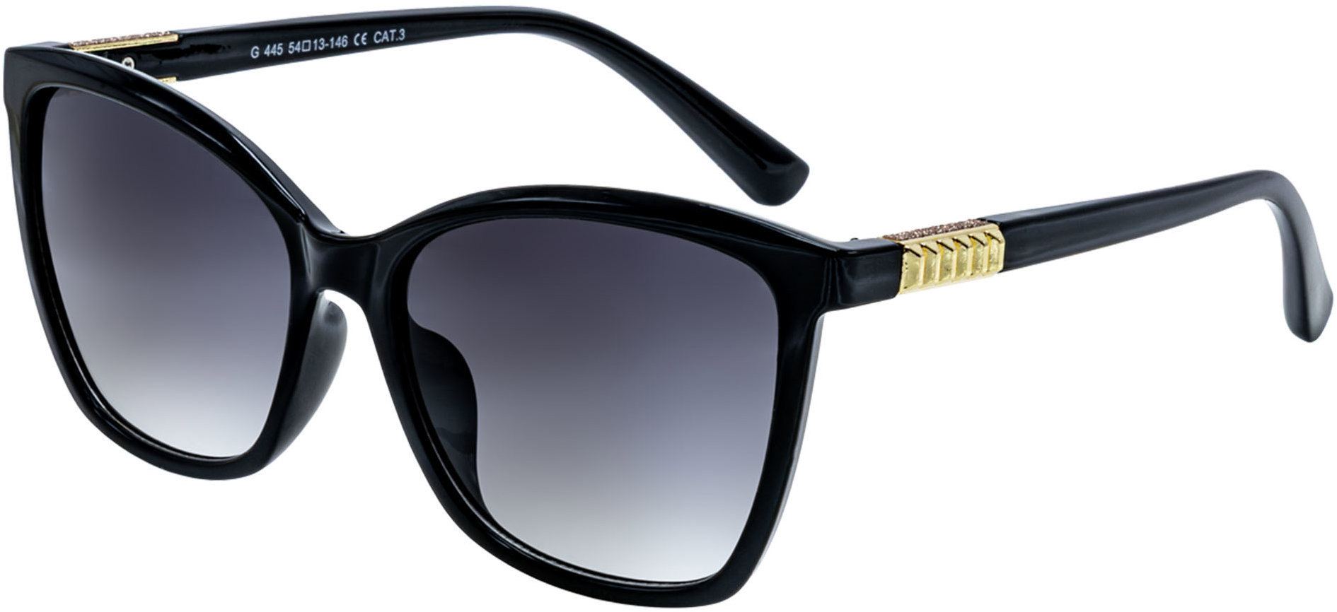 GLASSA Slnečné okuliare G 445, čierne