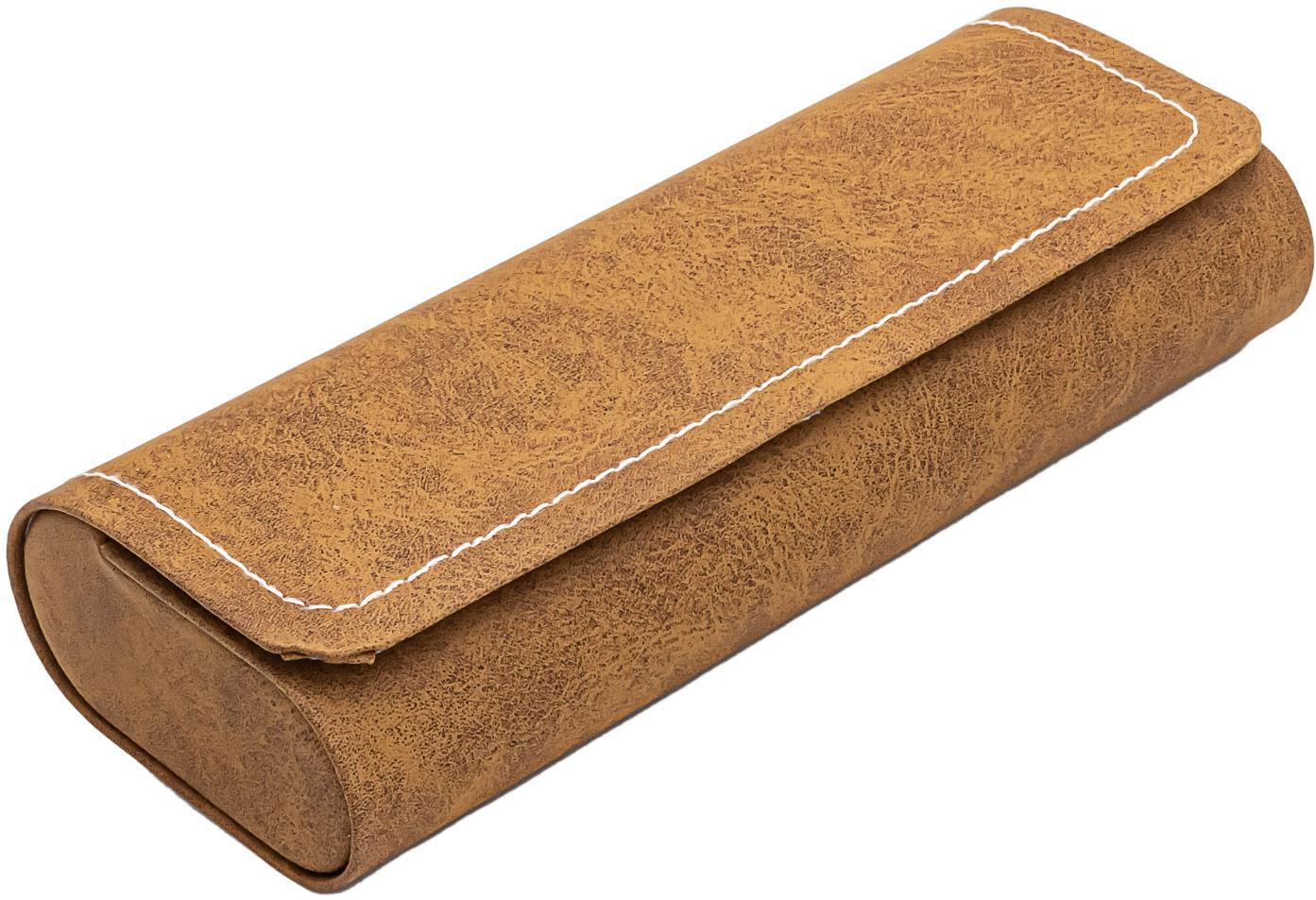 Glassa Puzdro na okuliare na čítanie P9 hnedé