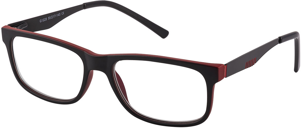 GLASSA Okuliare do diaľky G 1228, – 0,50 dio, červené