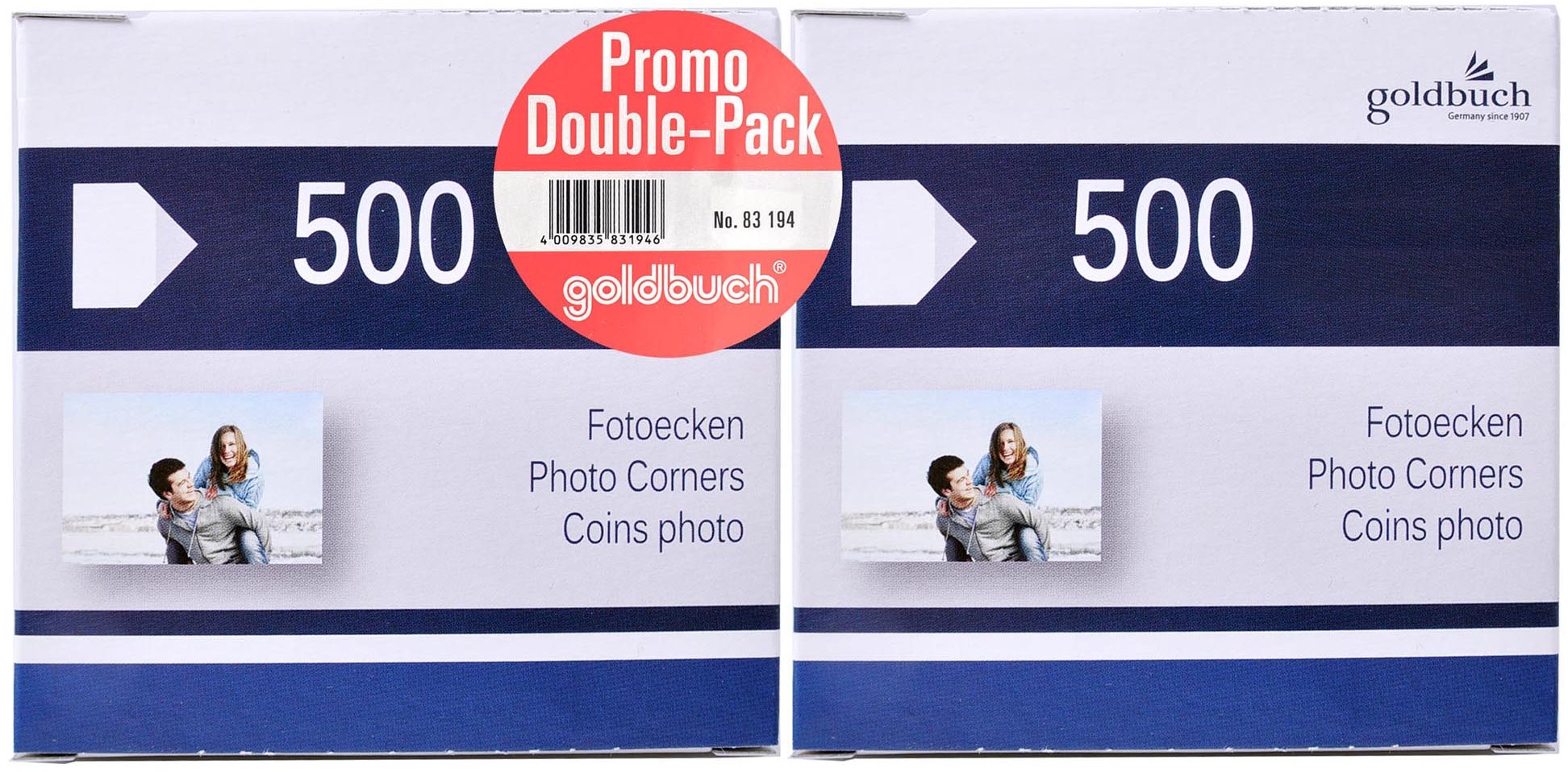 GOLDBUCH 2× 500 ks, biele