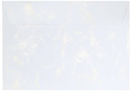 GALERIA PAPIERU Mramor C5, 120 g/m2, biela/zlatá – balenie 10 ks