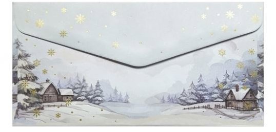 GALERIA PAPIERU Pearl DL motív zima – balenie 10 ks