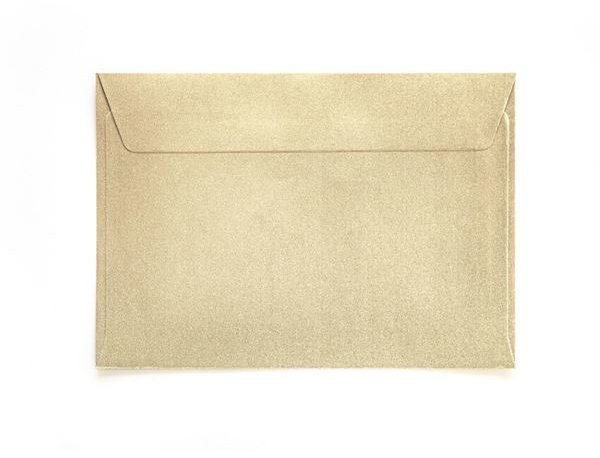 GALERIA PAPIERU Pearl C5 perleťová zlatá – balenie 10 ks