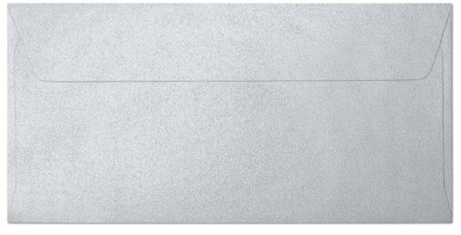 GALERIA PAPIERU Pearl DL perleťová strieborná – balenie 10 ks