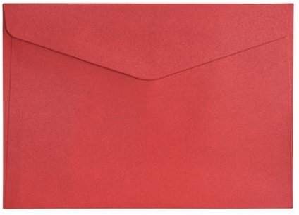 GALERIA PAPIERU Pearl C5 perleťová červená – balenie 10 ks