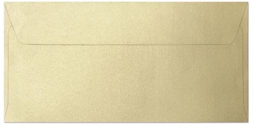 GALERIA PAPIERU Pearl DL perleťová zlatá – balenie 10 ks