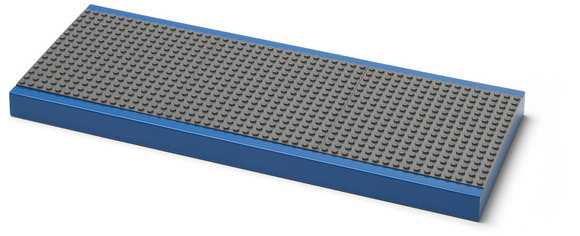 LEGO Polička na vystavenie stavebníc, modrá