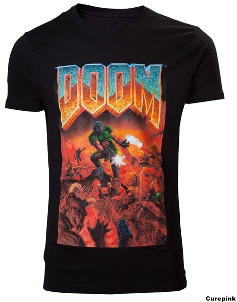 DOOM Classic Box Art tričko M