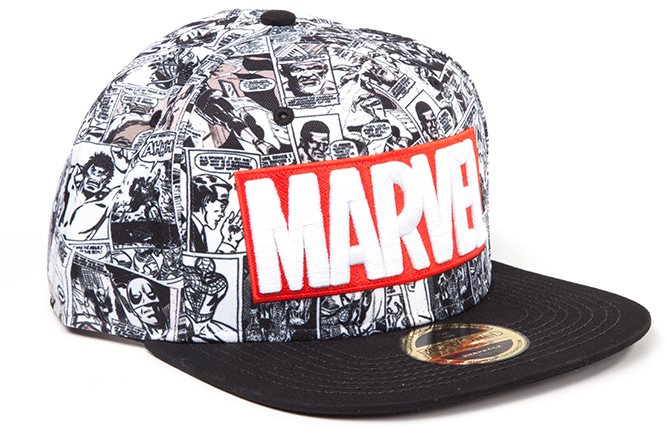 Marvel Classic Red and White Logo – šiltovka