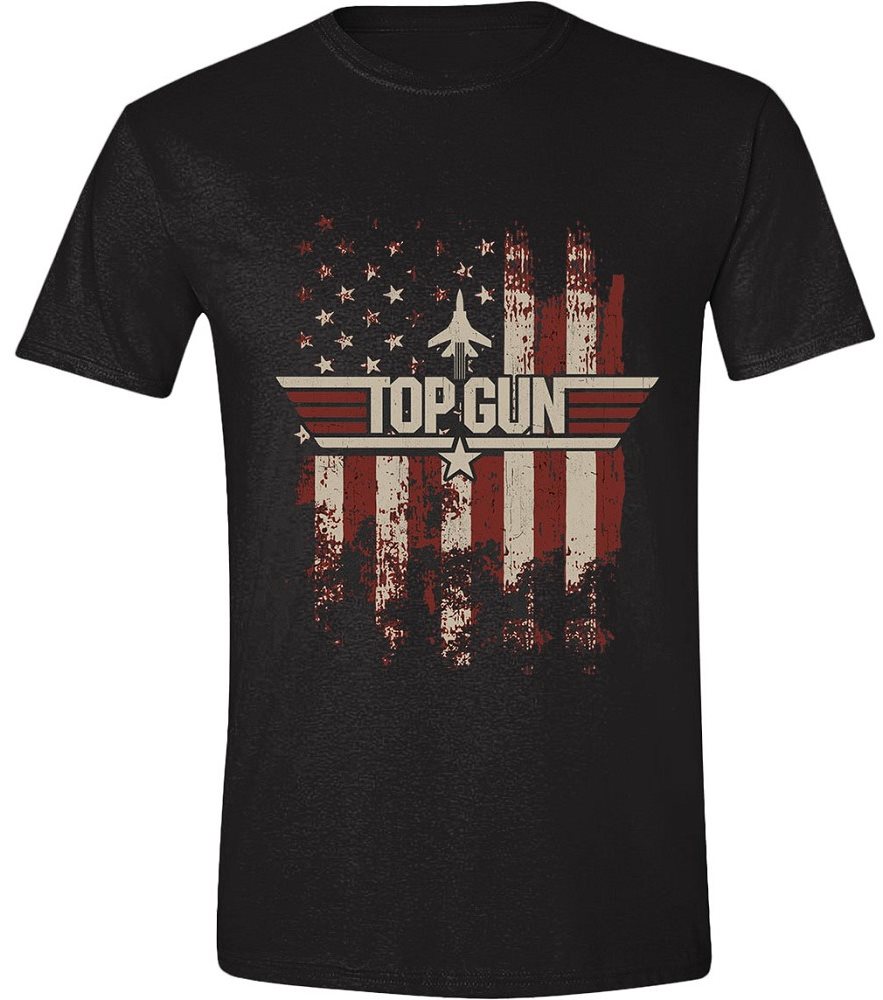Top Gun: Distressed Flag tričko XXL