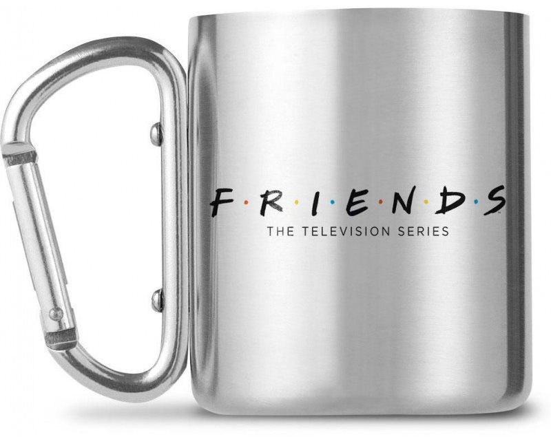 Friends – Logo – kovový hrnček s karabínou