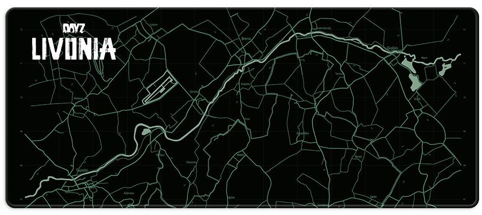 DayZ Livonia Uv Glowing Mousemat Big 800 × 340 mm