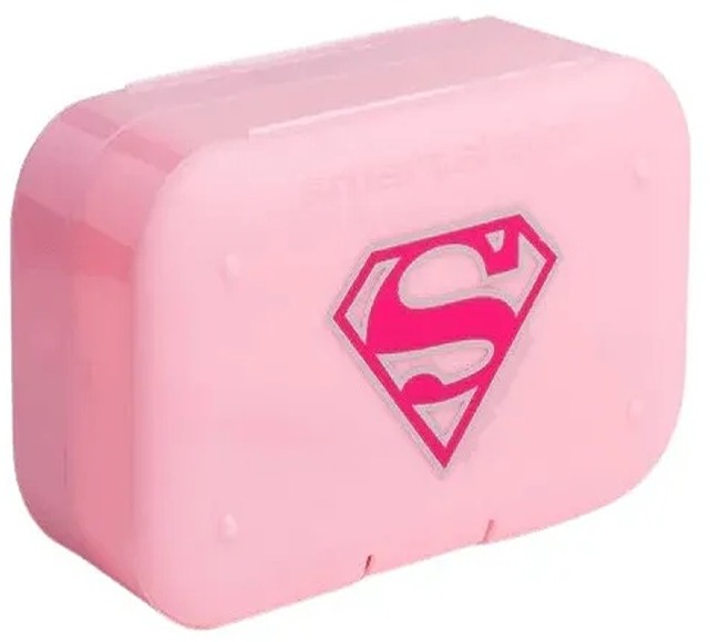DC Comics Supergirl – organizér na pilulky Pillbox 12, svetloružový