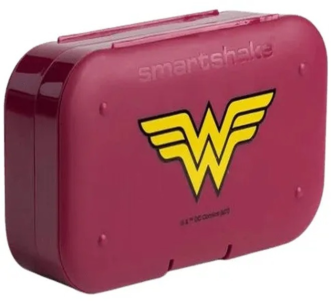 DC Comics WonderWoman – organizér na pilulky Pillbox 12, ružový
