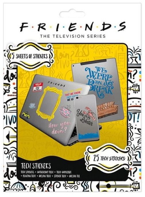 Friends - How You Doin – samolepky na elektroniku (25 ks)