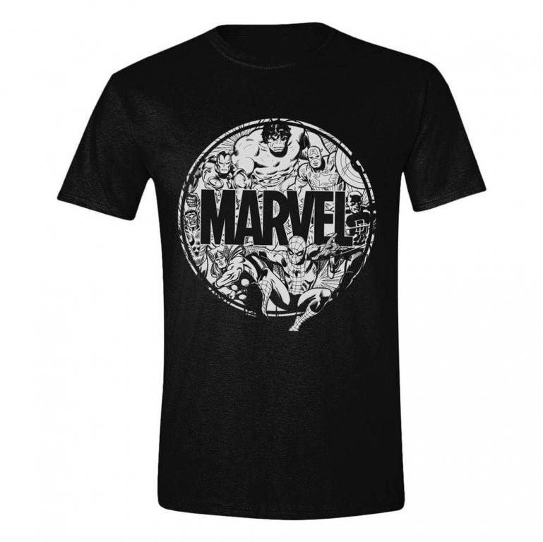 Marvel – Character Circle – tričko L