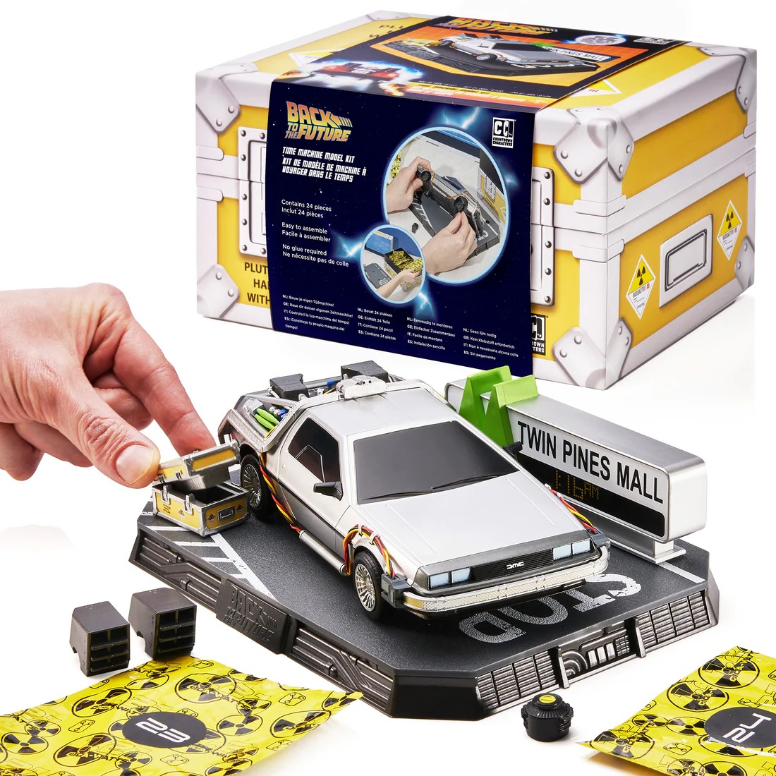 Back to the Future – Delorean – Advent Character – skladačka, 24 dielov