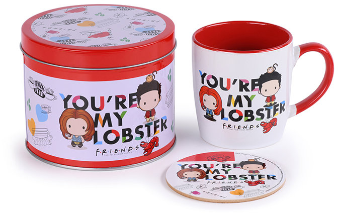 Darčeková sada plech, Friends – Chibi – darčeková sada