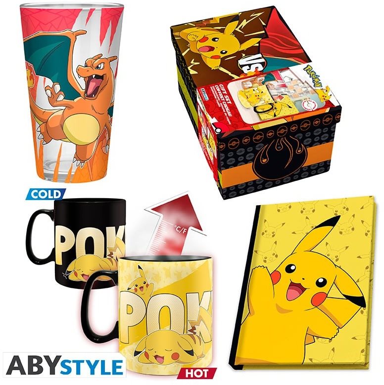 Pokémon – premenlivý hrnček, pohár, zápisník