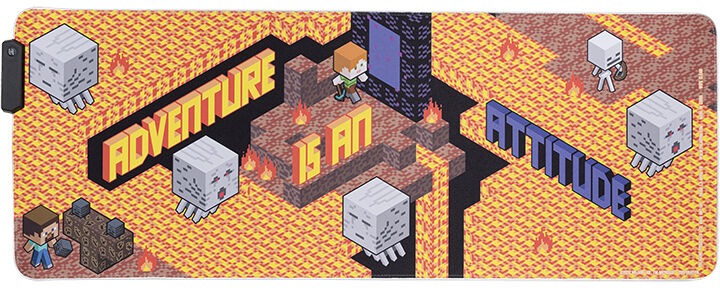Minecraft – Herná podložka na stôl svietiaca