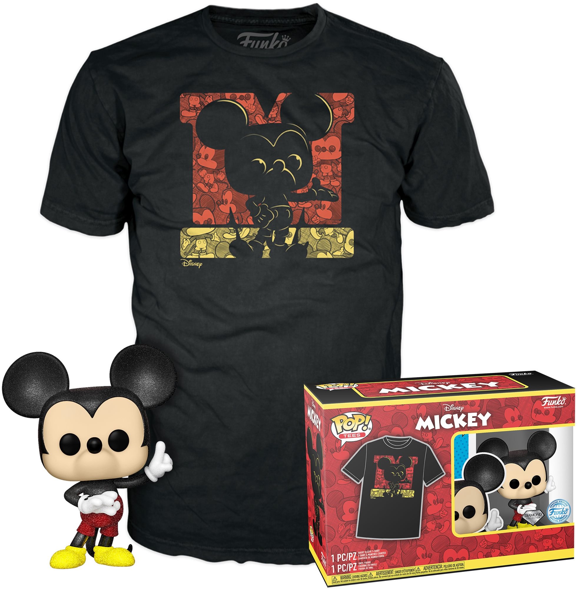 Disney – Mickey – L – tričko s figúrkou