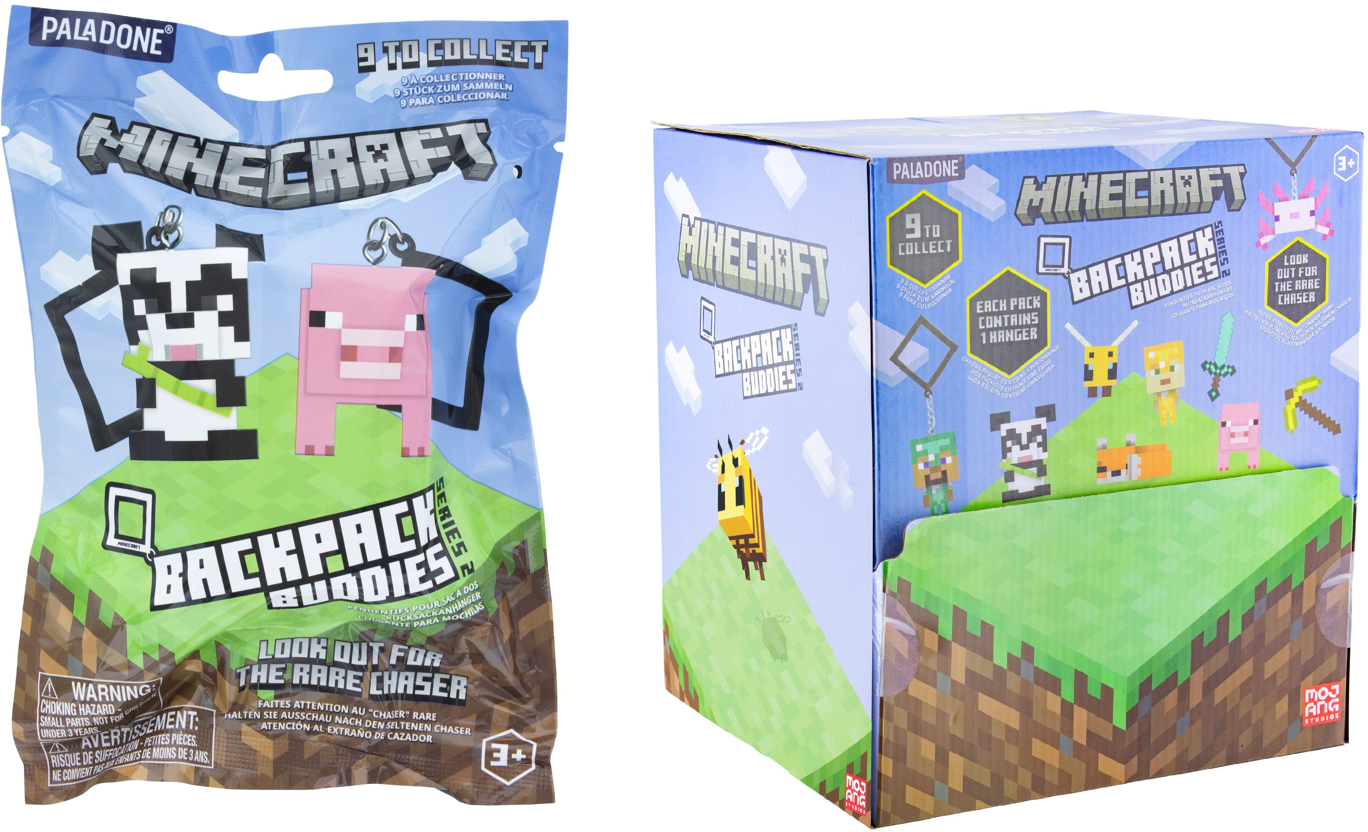 Minecraft – Backpack Buddies – prívesok - náhodný výber, 1ks