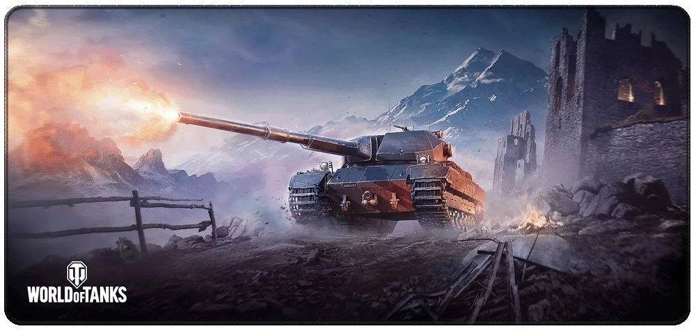 World of Tanks – Super Conqueror, XL – Podložka pod myš a klávesnicu