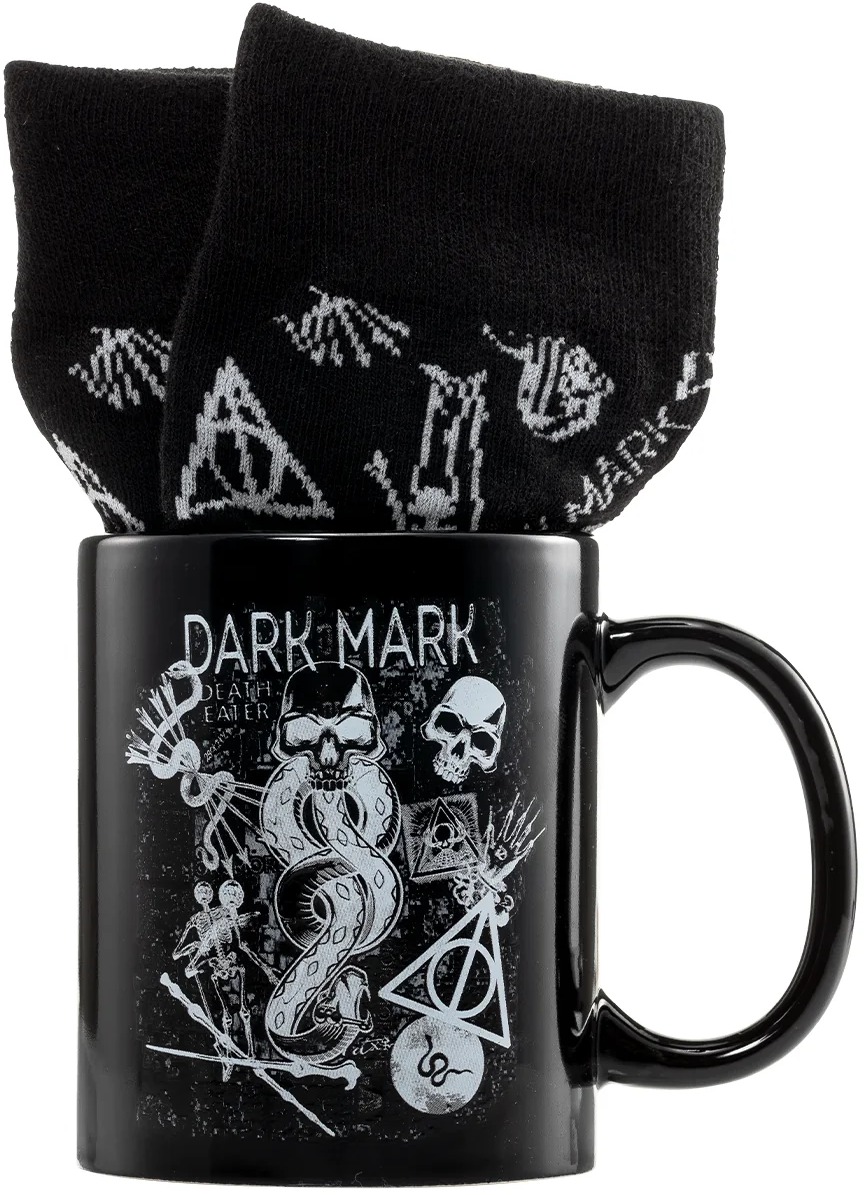 Harry Potter – Dark Arts – hrnček a ponožky – darčeková súprava