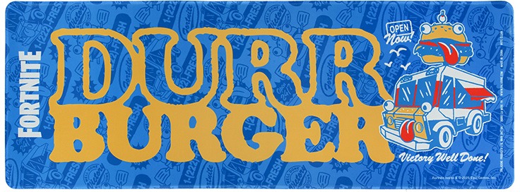 Fortnite – Durr Burger – podložka pod myš a klávesnicu