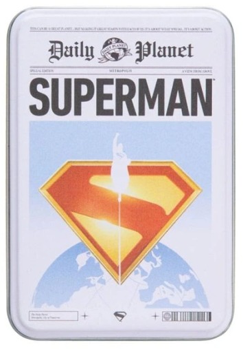 Superman – Daily Planet – hracie karty v plechovej krabičke