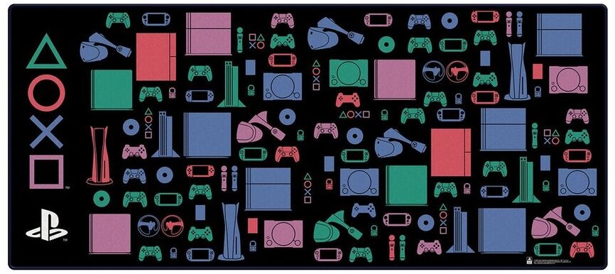 PlayStation – Symbols – podložka pod myš a klávesnicu