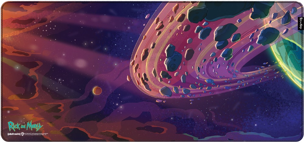 Rick and Morty – Outer Space – Podložka pod myš a klávesnicu