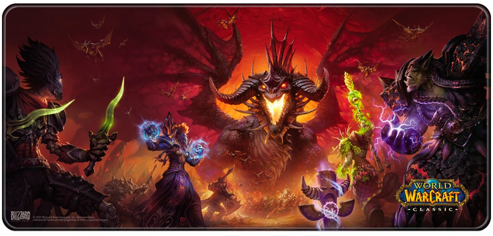 World of Warcraft – Classic: Onyxia – Podložka pod myš a klávesnicu