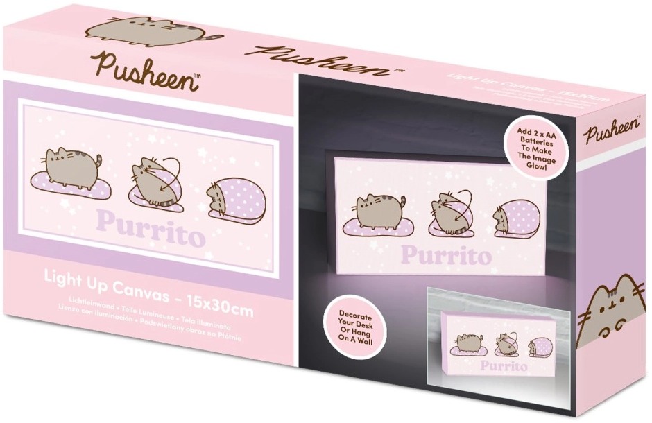 Pusheen - Purrito - svítící obraz