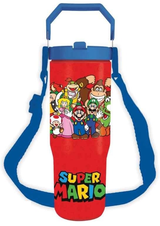 Super Mario – Characters – cestovný hrnček s popruhom