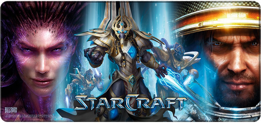 Starcraft – Races – Podložka pod myš a klávesnicu