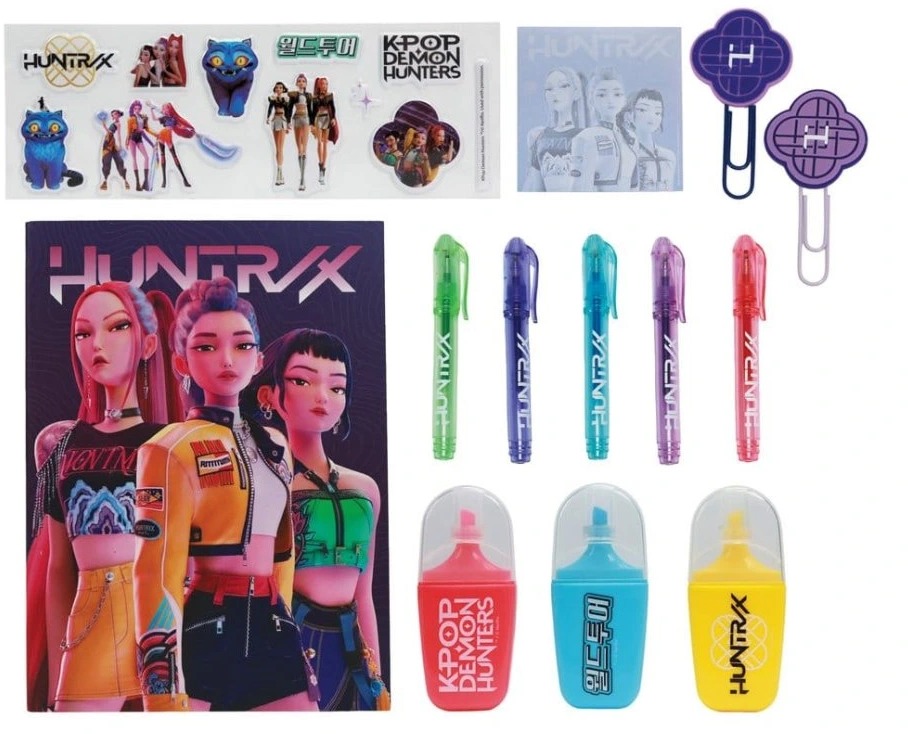 KPop Demon Hunters - Huntrix - školní set velký