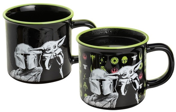 Star Wars - Mandalorian and Grogu - hrnek proměňovací